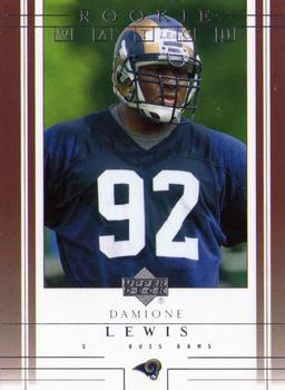 2001 Upper Deck #199 Damione Lewis Front