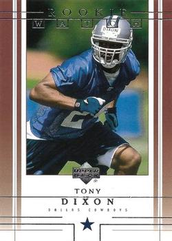 2001 Upper Deck #261 Tony Dixon Front