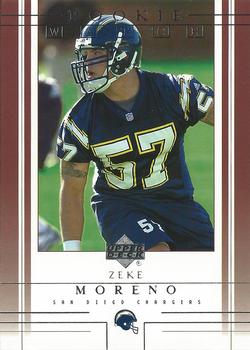 2001 Upper Deck #269 Zeke Moreno Front