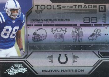 2008 Playoff Absolute Memorabilia - Tools of the Trade Black Spectrum #TOTT 10 Marvin Harrison Front