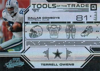 2008 Playoff Absolute Memorabilia - Tools of the Trade Black Spectrum #TOTT 42 Terrell Owens Front
