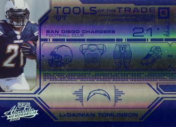 2008 Playoff Absolute Memorabilia - Tools of the Trade Blue Spectrum #TOTT 14 LaDainian Tomlinson Front