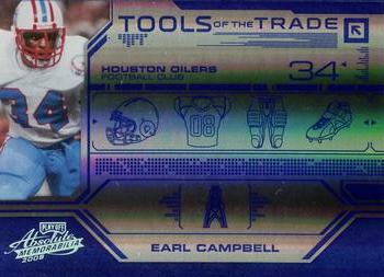 2008 Playoff Absolute Memorabilia - Tools of the Trade Blue Spectrum #TOTT 18 Earl Campbell Front