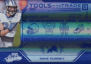 2008 Playoff Absolute Memorabilia - Tools of the Trade Blue Spectrum #TOTT 35 Mike Furrey Front