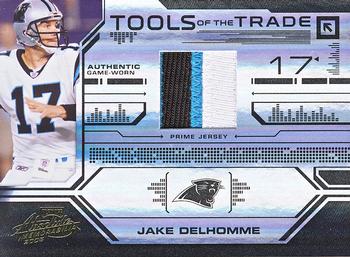 2008 Playoff Absolute Memorabilia - Tools of the Trade Double Material Black Spectrum #TOTT 58 Jake Delhomme Front