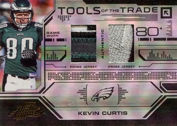 2008 Playoff Absolute Memorabilia - Tools of the Trade Double Material Black Spectrum #TOTT 74 Kevin Curtis Front