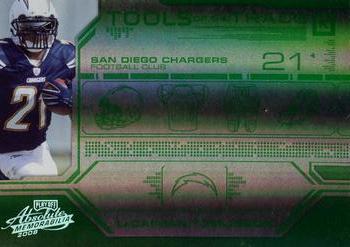 2008 Playoff Absolute Memorabilia - Tools of the Trade Green Spectrum #TOTT 14 LaDainian Tomlinson Front