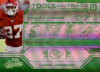 2008 Playoff Absolute Memorabilia - Tools of the Trade Green Spectrum #TOTT 51 Larry Johnson Front