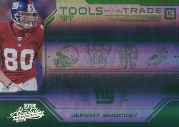 2008 Playoff Absolute Memorabilia - Tools of the Trade Green Spectrum #TOTT 65 Jeremy Shockey Front