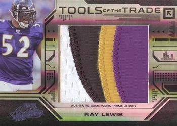2008 Playoff Absolute Memorabilia - Tools of the Trade Material Oversize Black Spectrum #TOTT 60 Ray Lewis Front