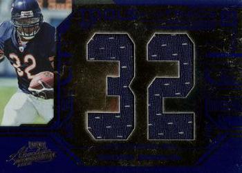 2008 Playoff Absolute Memorabilia - Tools of the Trade Material Oversize Jersey Number Blue #TOTT 5 Cedric Benson Front