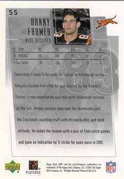 2001 Upper Deck MVP #55 Danny Farmer Back