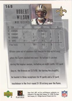 2001 Upper Deck MVP #168 Robert Wilson Back