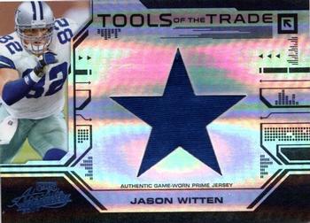 2008 Playoff Absolute Memorabilia - Tools of the Trade Material Oversize Team Logo Black #TOTT 69 Jason Witten Front