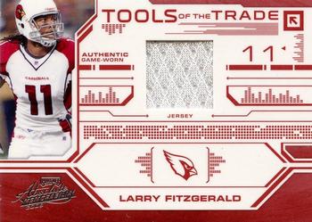 2008 Playoff Absolute Memorabilia - Tools of the Trade Material Red #TOTT 6 Larry Fitzgerald Front