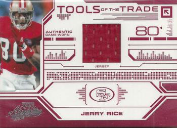2008 Playoff Absolute Memorabilia - Tools of the Trade Material Red #TOTT 16 Jerry Rice Front