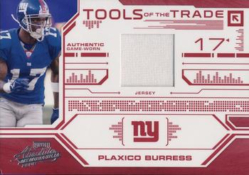 2008 Playoff Absolute Memorabilia - Tools of the Trade Material Red #TOTT 40 Plaxico Burress Front