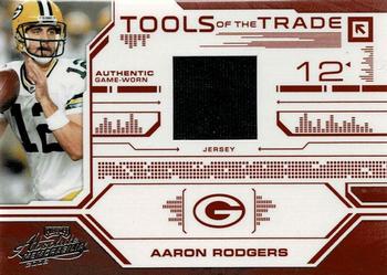 2008 Playoff Absolute Memorabilia - Tools of the Trade Material Red #TOTT 66 Aaron Rodgers Front