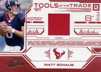 2008 Playoff Absolute Memorabilia - Tools of the Trade Material Red #TOTT 71 Matt Schaub Front