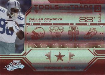 2008 Playoff Absolute Memorabilia - Tools of the Trade Red Spectrum #TOTT 17 Michael Irvin Front