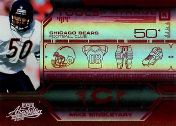 2008 Playoff Absolute Memorabilia - Tools of the Trade Red Spectrum #TOTT 20 Mike Singletary Front