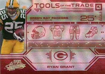 2008 Playoff Absolute Memorabilia - Tools of the Trade Red Spectrum #TOTT 29 Ryan Grant Front