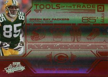 2008 Playoff Absolute Memorabilia - Tools of the Trade Red Spectrum #TOTT 31 Greg Jennings Front