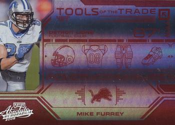 2008 Playoff Absolute Memorabilia - Tools of the Trade Red Spectrum #TOTT 35 Mike Furrey Front