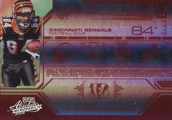 2008 Playoff Absolute Memorabilia - Tools of the Trade Red Spectrum #TOTT 41 T.J. Houshmandzadeh Front
