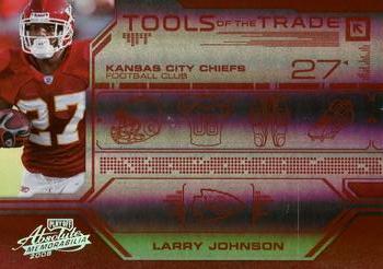 2008 Playoff Absolute Memorabilia - Tools of the Trade Red Spectrum #TOTT 51 Larry Johnson Front