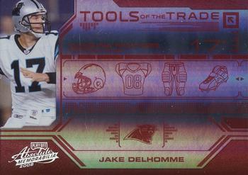2008 Playoff Absolute Memorabilia - Tools of the Trade Red Spectrum #TOTT 58 Jake Delhomme Front