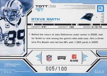 2008 Playoff Absolute Memorabilia - Tools of the Trade Red Spectrum #TOTT 59 Steve Smith Back