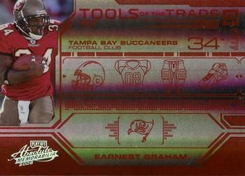 2008 Playoff Absolute Memorabilia - Tools of the Trade Red Spectrum #TOTT 67 Earnest Graham Front