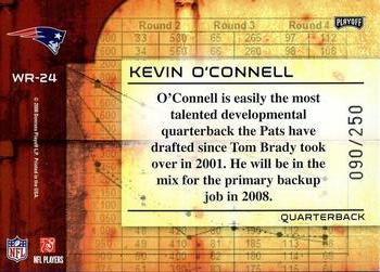 2008 Playoff Absolute Memorabilia - War Room #WR-24 Kevin O'Connell Back