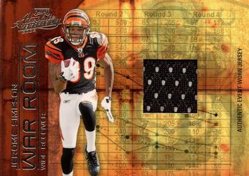 2008 Playoff Absolute Memorabilia - War Room Materials #WR-19 Jerome Simpson Front