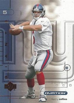 2001 Upper Deck Ovation #59 Kerry Collins Front