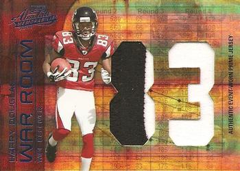 2008 Playoff Absolute Memorabilia - War Room Materials Oversize Jersey Number Prime #WR-15 Harry Douglas Front