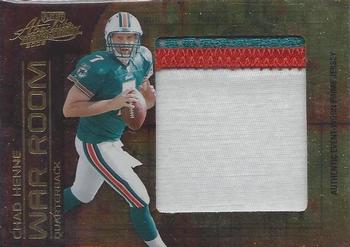 2008 Playoff Absolute Memorabilia - War Room Materials Oversize Prime #WR-3 Chad Henne Front