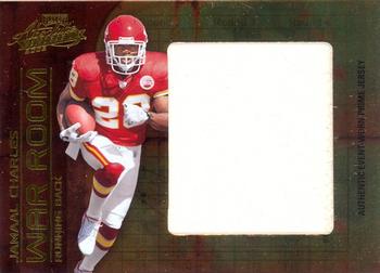 2008 Playoff Absolute Memorabilia - War Room Materials Oversize Prime #WR-17 Jamaal Charles Front