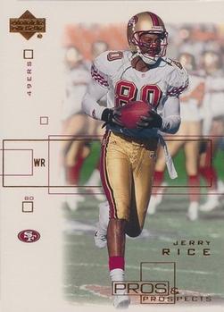 2001 Upper Deck Pros & Prospects #78 Jerry Rice Front