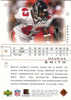 2001 Upper Deck Pros & Prospects #5 Maurice Smith Back