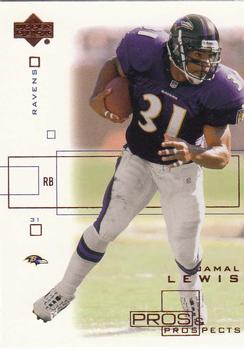 2001 Upper Deck Pros & Prospects #6 Jamal Lewis Front