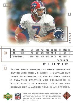 2001 Upper Deck Pros & Prospects #9 Doug Flutie Back