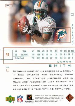 2001 Upper Deck Pros & Prospects #46 Lamar Smith Back