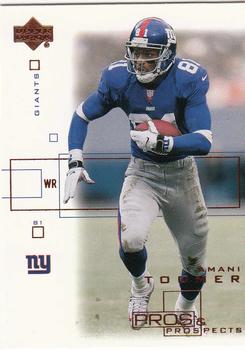 2001 Upper Deck Pros & Prospects #60 Amani Toomer Front