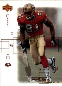 2001 Upper Deck Pros & Prospects #80 Terrell Owens Front
