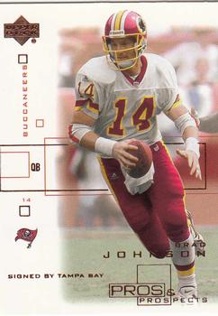 2001 Upper Deck Pros & Prospects #88 Brad Johnson Front