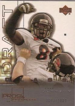 2001 Upper Deck Pros & Prospects #129 Chad Johnson Front