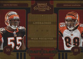 2008 Playoff Contenders - Draft Class #8 Keith Rivers / Jerome Simpson Front