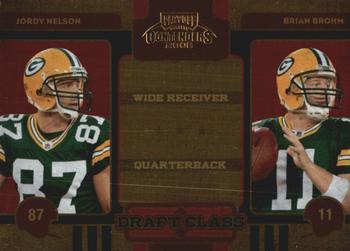 2008 Playoff Contenders - Draft Class #15 Jordy Nelson / Brian Brohm Front
